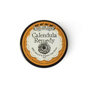 Calendula Remedy Balm (Small) 50g-Balm-Handcrafted Skincare-100% Natural and Organic Foodgrade Ingredients-Four Cow Farm Australia