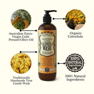 Calendula Hair & Body Wash 485ml | Pure Castile