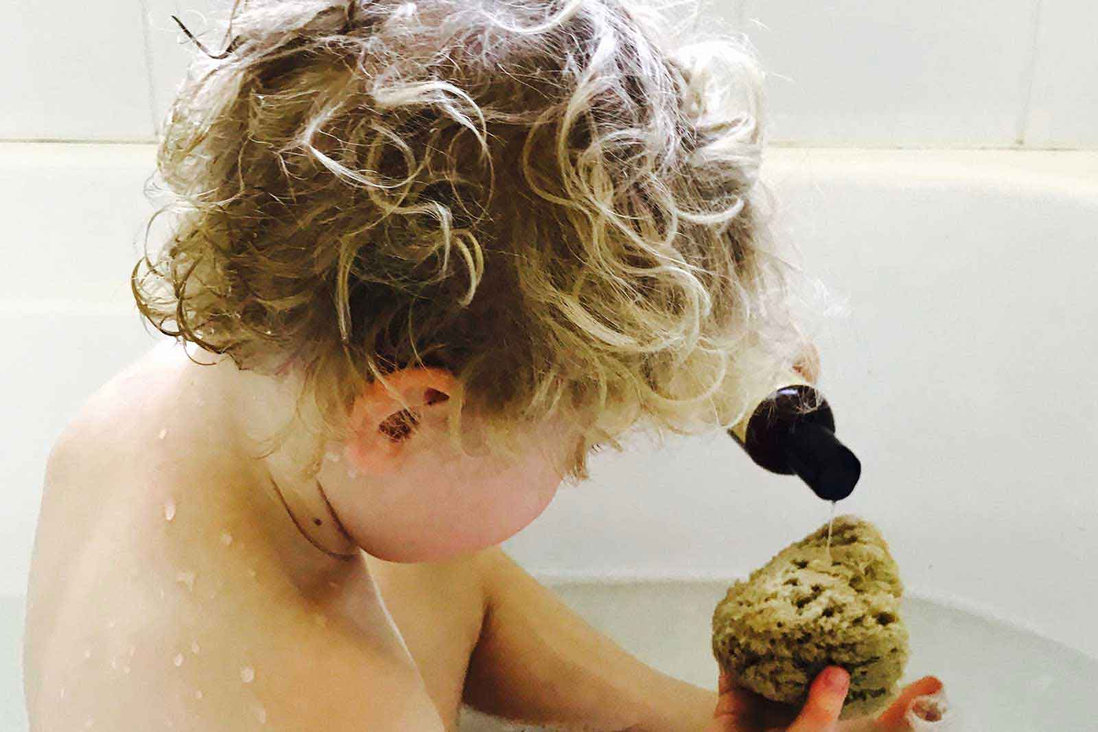 Perfect natural and organic bath time skincare for baby by Four Cow Farm