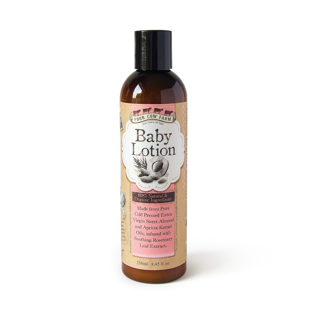 Four Cow Farm Skincare Natural Organic Baby Lotion Australia Made