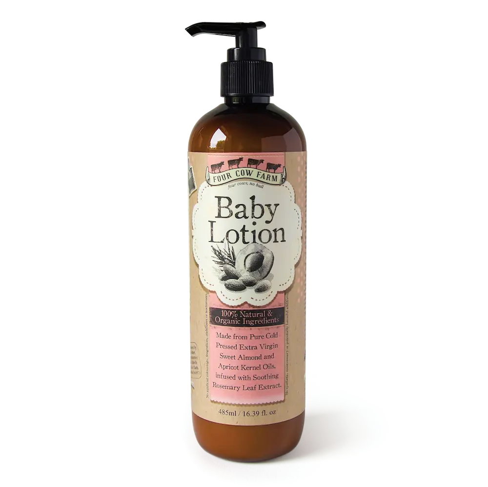 Four Cow Farm Skincare Natural Organic Baby Lotion Australia Made