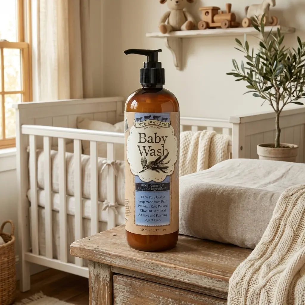 Four Cow Farm Australia Castile Wash For Babies and Newborns
