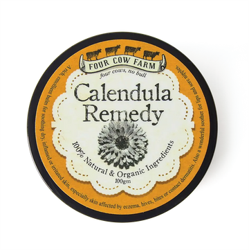Four Cow Farm Organic Calendula Balm Australia Made 100g