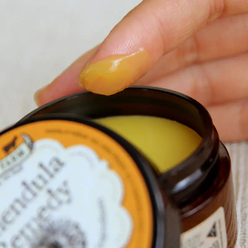 Four Cow Farm Organic Calendula Remedy Colour and Texture