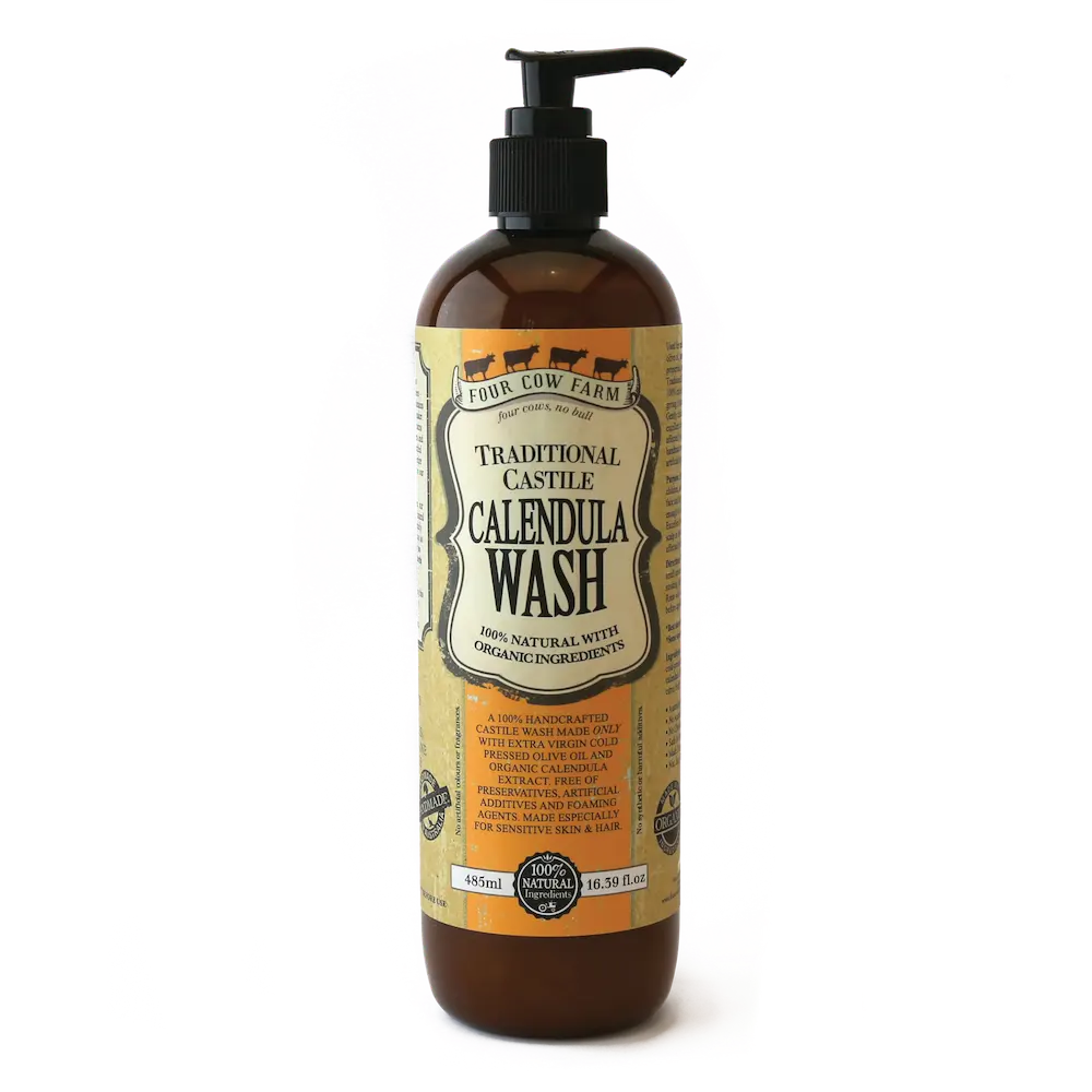 Four Cow Farm Castile Calendula Wash