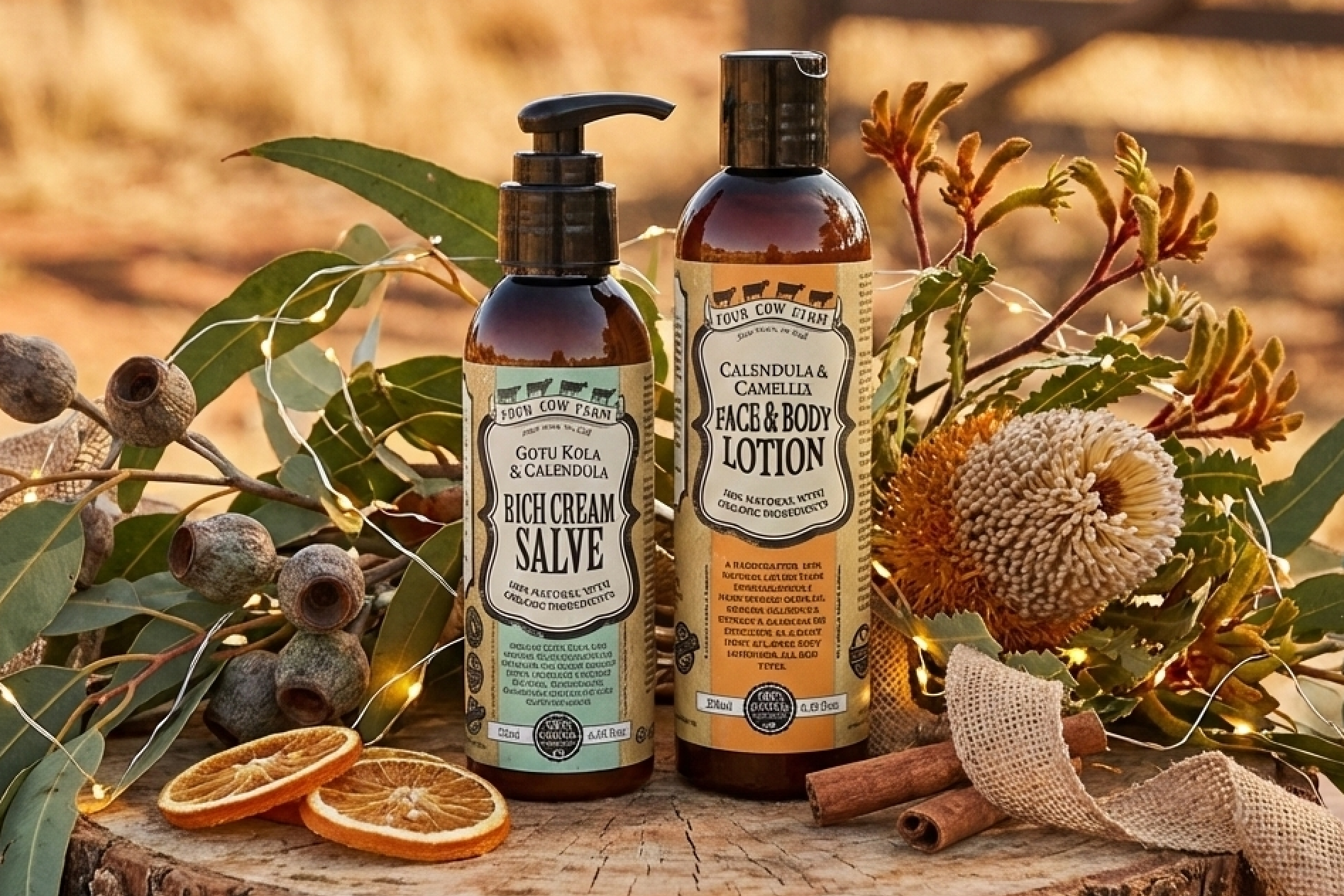 Four Cow Farm Skincare Outdoors
