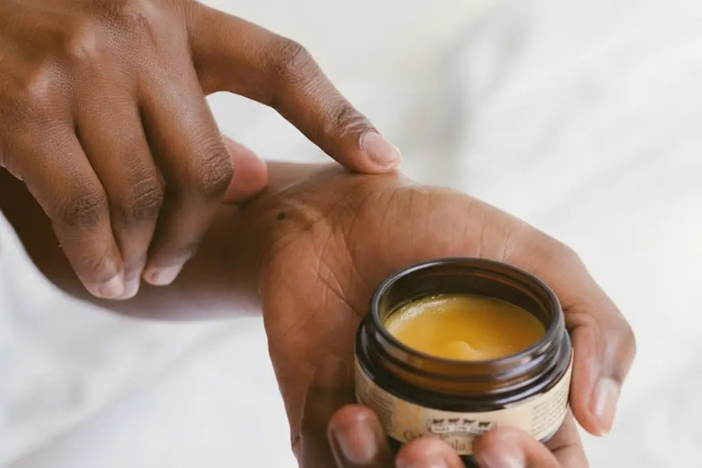 Four Cow Farm Organic Calendula Balm Demo