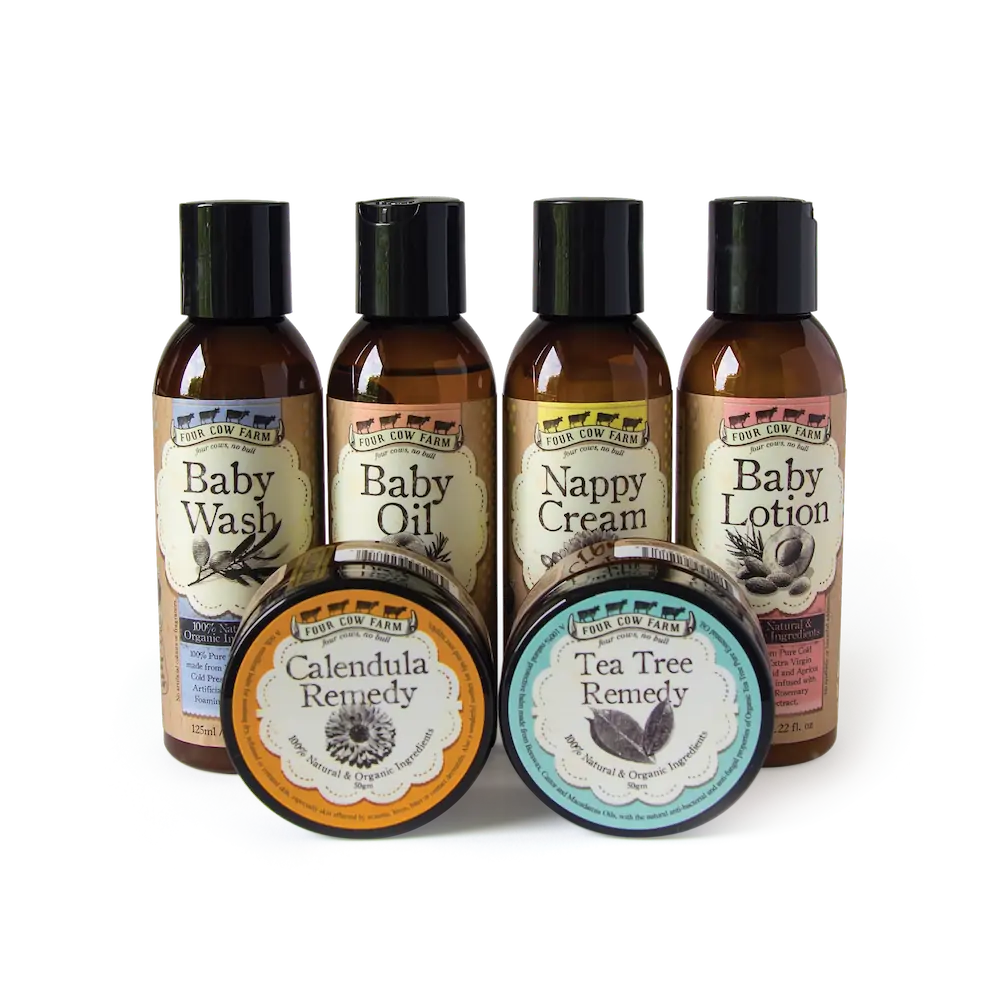 Four Cow Farm Skincare Starter Gift Set Organic Australia Made