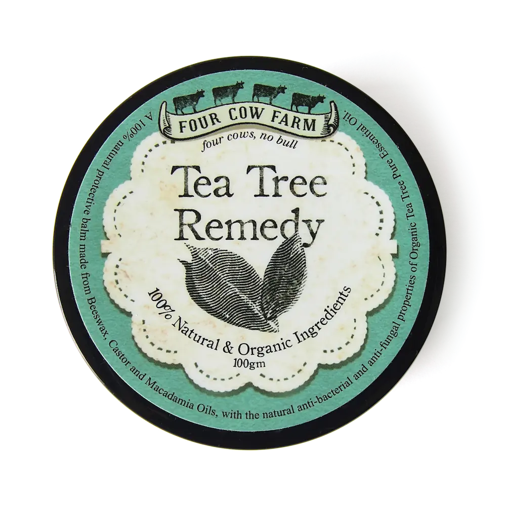 Four Cow Farm Skincare Organic Tea Tree Balm Australia Made