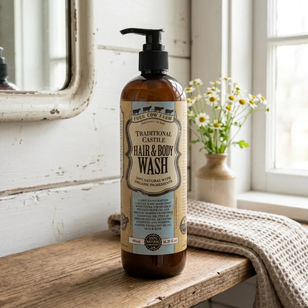 Australian Traditional Castile Wash in a Bathroom by Four Cow Farm