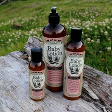 100% Natural Baby Lotion 250ml / 8.45 fl.oz-Moisturizer-Handcrafted Skincare-100% Natural and Organic Foodgrade Ingredients-Four Cow Farm Australia
