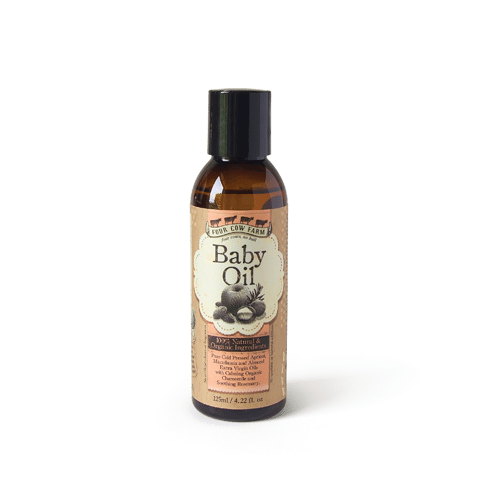 Baby Oil 125ml / 4.22 fl.oz-Moisturizer-Handcrafted Skincare-100% Natural and Organic Foodgrade Ingredients-Four Cow Farm Australia