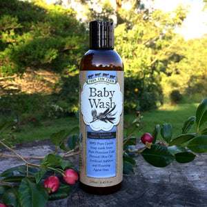 100% Natural Baby Wash 250ml / 8.45 fl.oz-Wash & Cleansers-Handcrafted Skincare-100% Natural and Organic Foodgrade Ingredients-Four Cow Farm Australia