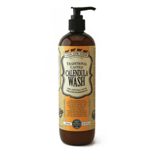 Calendula Hair & Body Wash, Pure Castile, 485ml / 16.39 fl.oz-Wash & Cleansers-Handcrafted Skincare-100% Natural and Organic Foodgrade Ingredients-Four Cow Farm Australia