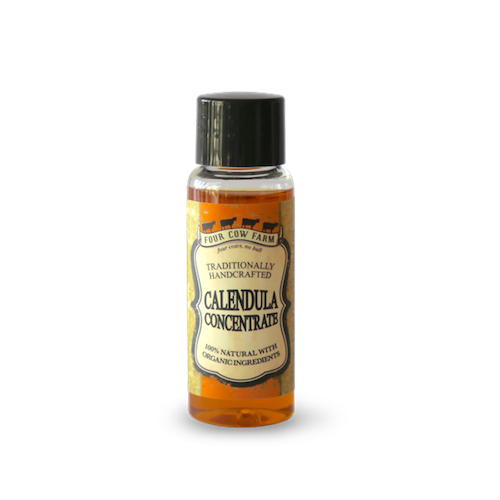 Calendula Concentrate 18ml / 0.60 fl.oz-Handcrafted Skincare-100% Natural and Organic Foodgrade Ingredients-Four Cow Farm Australia