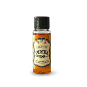 Calendula Concentrate 18ml / 0.60 fl.oz-Handcrafted Skincare-100% Natural and Organic Foodgrade Ingredients-Four Cow Farm Australia