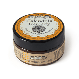 Calendula Remedy Balm (Small) 50g-Balm-Handcrafted Skincare-100% Natural and Organic Foodgrade Ingredients-Four Cow Farm Australia