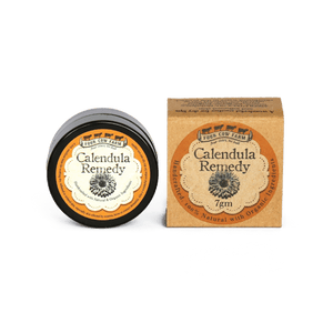 Calendula Remedy Balm (Mini) 7g-Balm-Handcrafted Skincare-100% Natural and Organic Foodgrade Ingredients-Four Cow Farm Australia