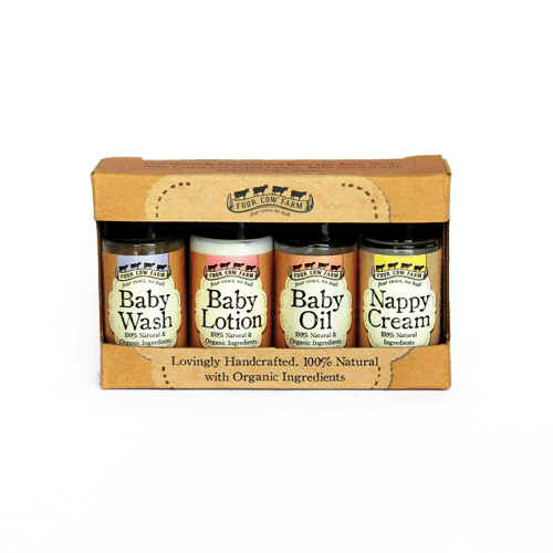 Baby Travel Kit-Kits & Gift Packs-Handcrafted Skincare-100% Natural and Organic Foodgrade Ingredients-Four Cow Farm Australia