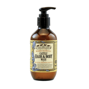 Mother’s All-Natural Castile Hair and Body Wash 185ml / 6.25 fl.oz-Handcrafted Skincare-100% Natural and Organic Foodgrade Ingredients-Four Cow Farm Australia