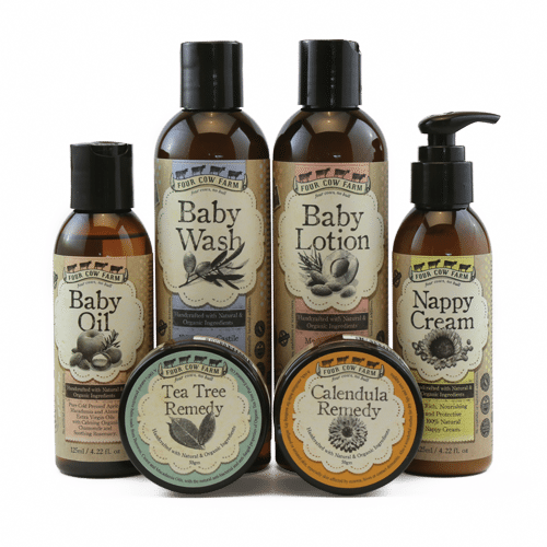 Four Cow Farm Premium Gift/Starter Set-Kits & Gift Packs-Handcrafted Skincare-100% Natural and Organic Foodgrade Ingredients-Four Cow Farm Australia