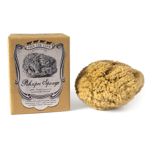 Pohnpei Sponge, Hand-Grown and Sustainably Farmed-Sponge-Handcrafted Skincare-100% Natural and Organic Foodgrade Ingredients-Four Cow Farm Australia