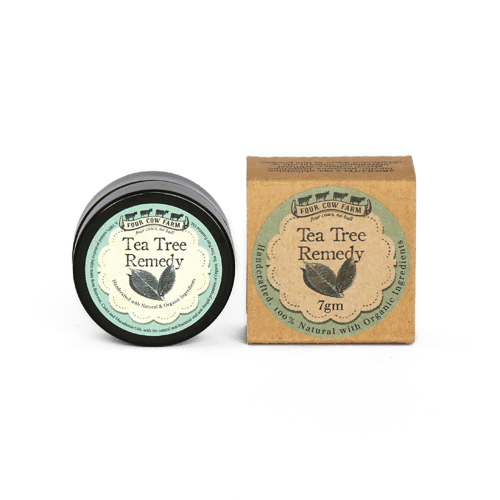 Tea Tree Remedy (Mini) 7g-Handcrafted Skincare-100% Natural and Organic Foodgrade Ingredients-Four Cow Farm Australia